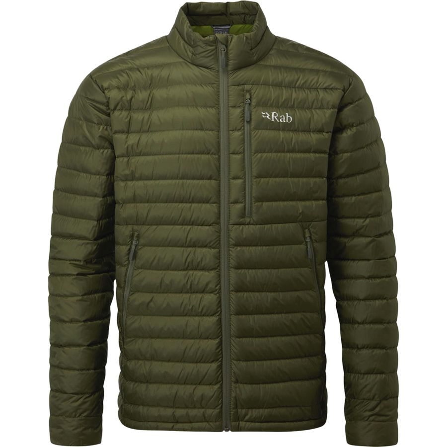 rab men's microlight down jacket